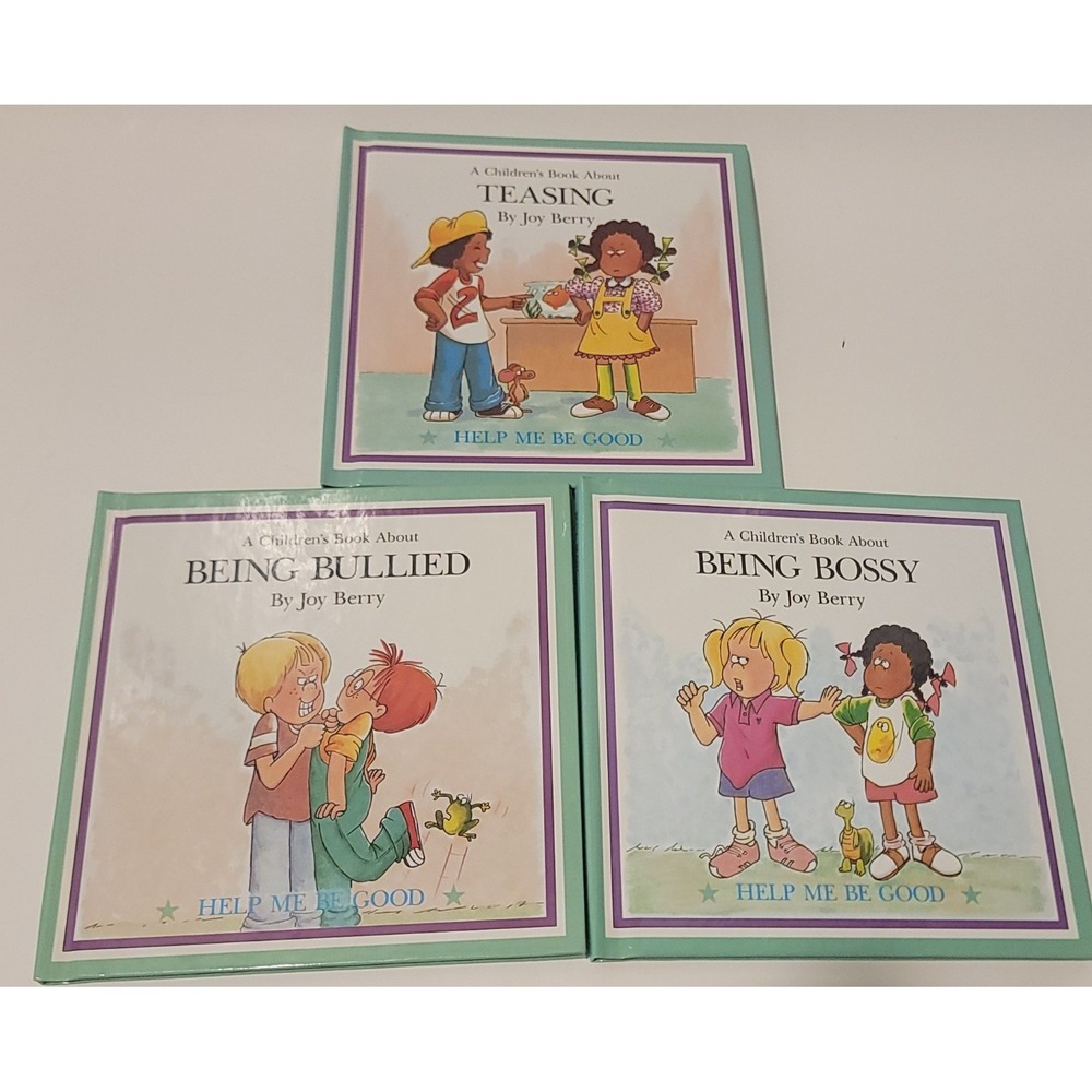 VTG A Children's Book About - Help Me Be Good Lot Of 3